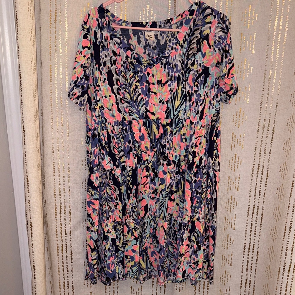 Sew In Love Vibrant Floral Mini Dress